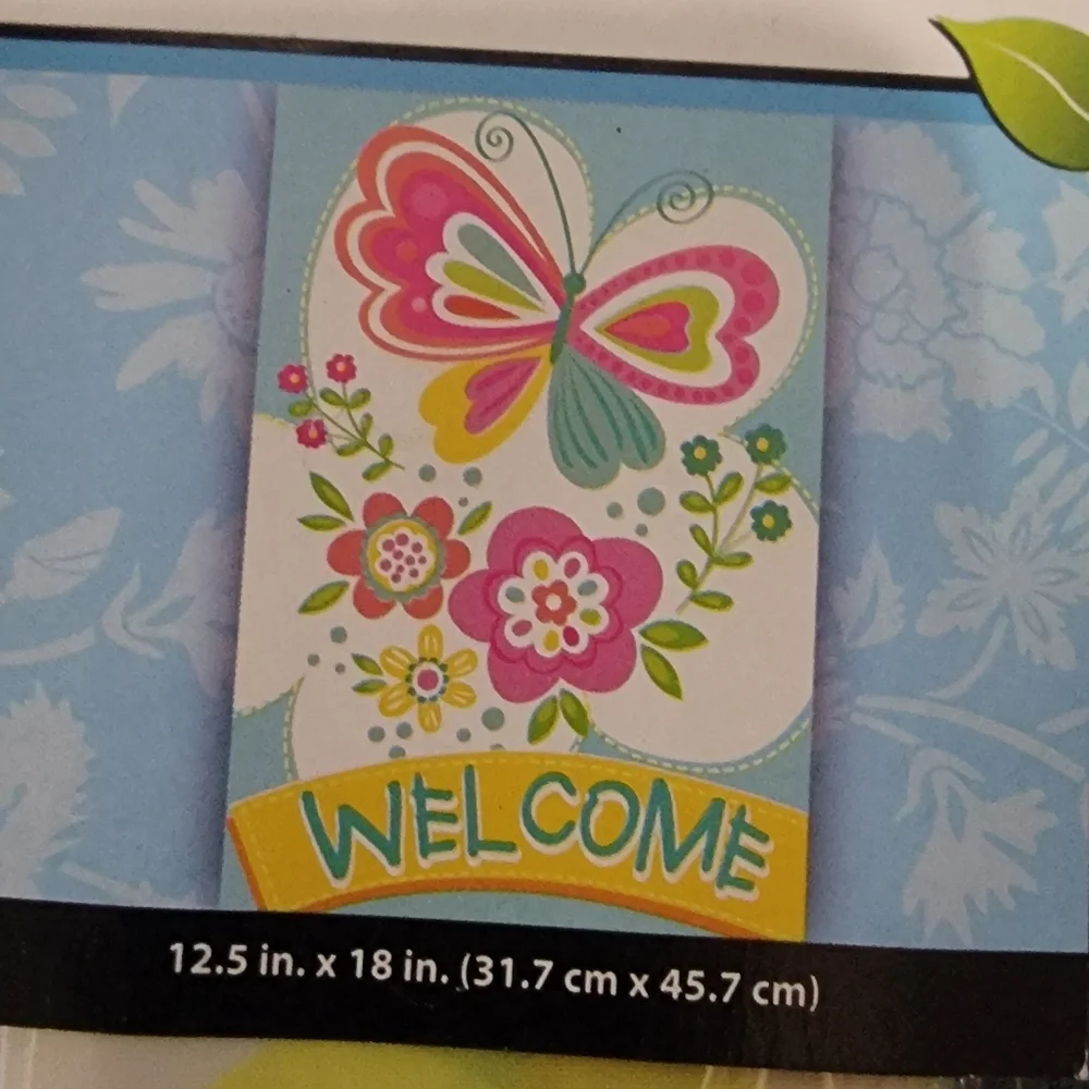 Colorful Garden Flags Set‎ of 3 New